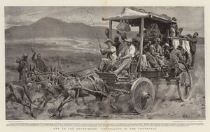 ¡Rumbo a los campos de oro!, viajando en el Transvaal